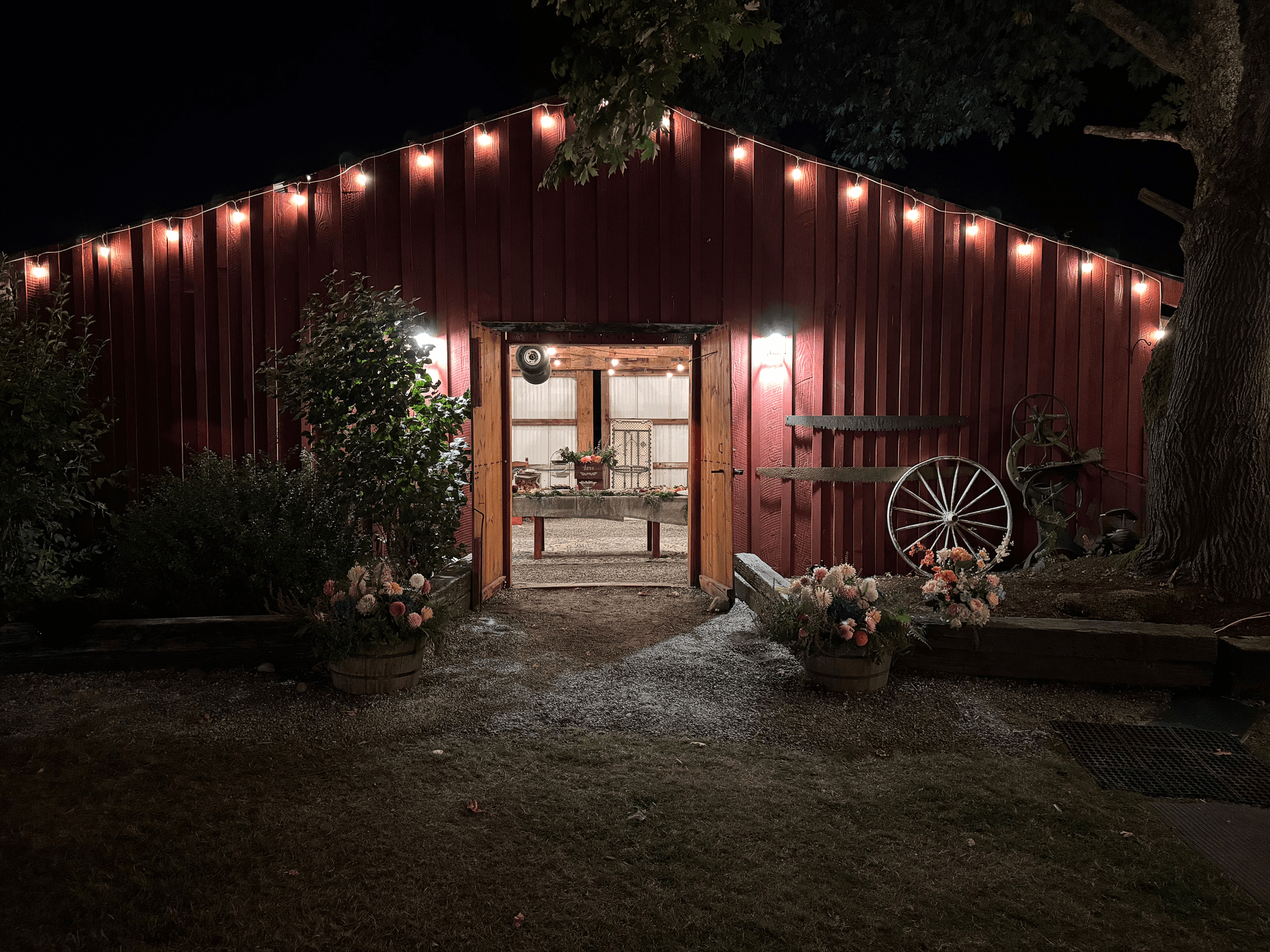 Barn at Night